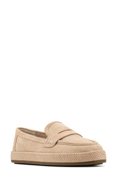Donald Pliner Genova Platform Loafer In Neutral