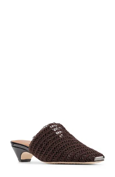 Donald Pliner Gillespiea Low Heel Mule In Brown
