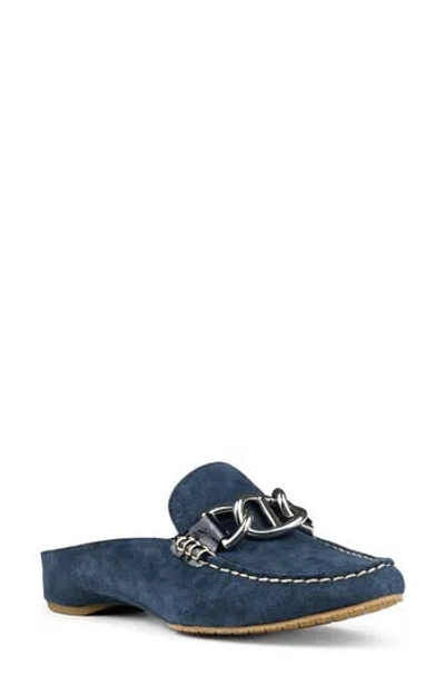 Donald Pliner Gleaming Chain Moc Toe Mule