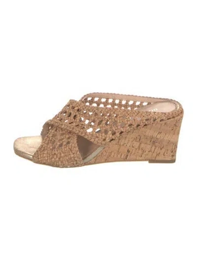 Pre-owned Donald Pliner Glitter Accents Slides