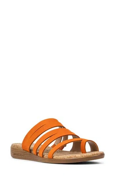 Donald Pliner Grinda Slide Sandal In Orange