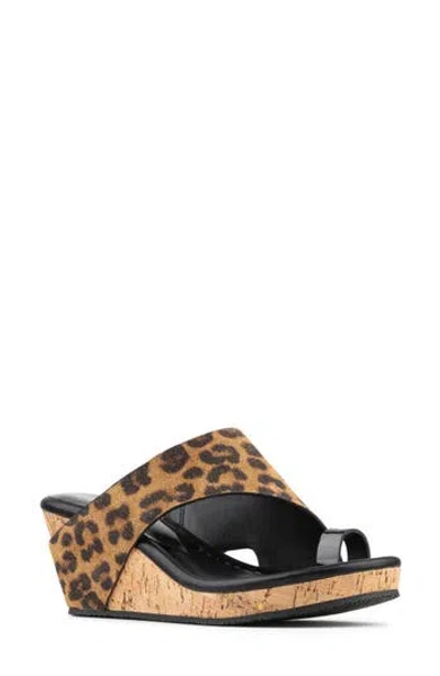 Donald Pliner Women Gyer Leopard Suede Casual In Animal Print