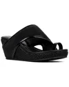 Donald Pliner Gyer Leather Wedge Sandal