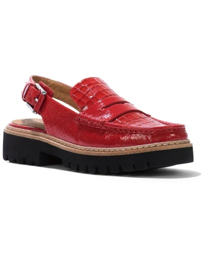 Donald Pliner Halie Leather Loafer In Red