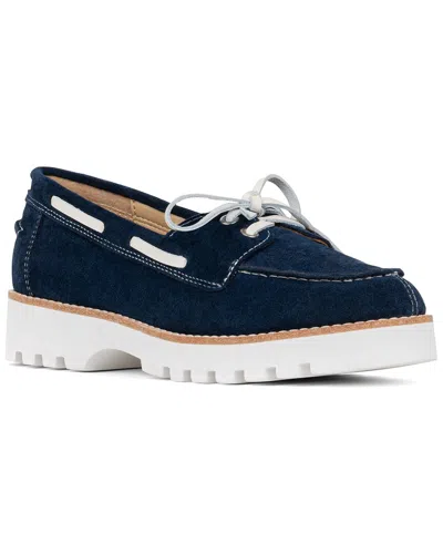 DONALD PLINER HARLIE02 SUEDE LUG BOTTOM BOAT SHOE