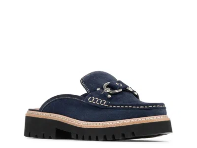 Donald Pliner Hassie Platform Mule In Blue
