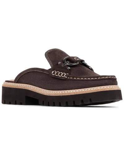 Donald Pliner Hassie Suede Mule In Brown