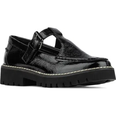 Donald Pliner Helaina Mary Jane Loafer In Black