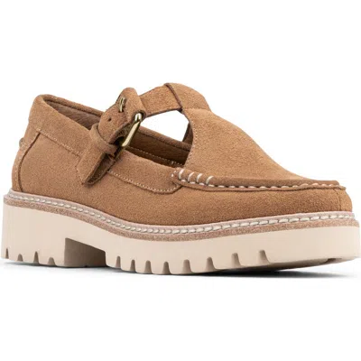 Donald Pliner Helaina Mary Jane Loafer In Brown