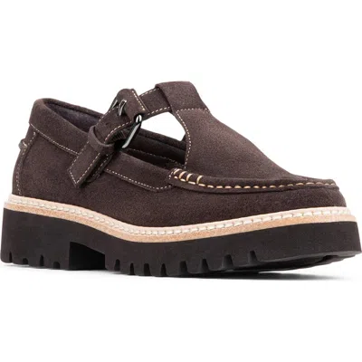 Donald Pliner Helaina Mary Jane Loafer In Brown
