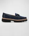 Donald Pliner Helioci Loafer In Navy