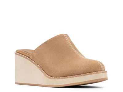 Donald Pliner Janella Wedge Mule In Brown
