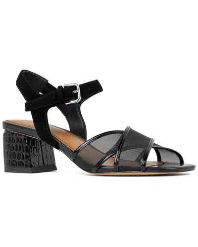 Donald Pliner Joel Leather Sandal In Black