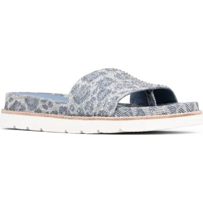 Donald Pliner Joella Slide Sandal In Denim