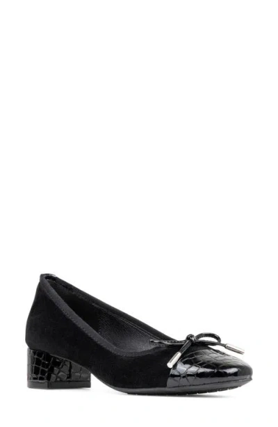 Donald Pliner Josefina Cap Toe Pump In Black