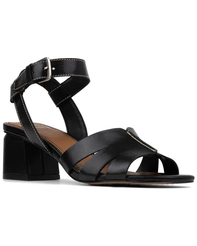 Donald Pliner Joyus Leather Sandal In Black