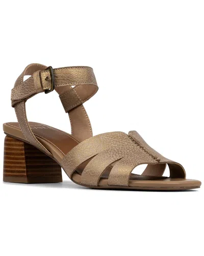Donald Pliner Joyus Leather Sandal In Brown
