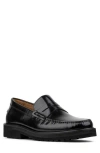 Donald Pliner Judd Penny Loafer In Black