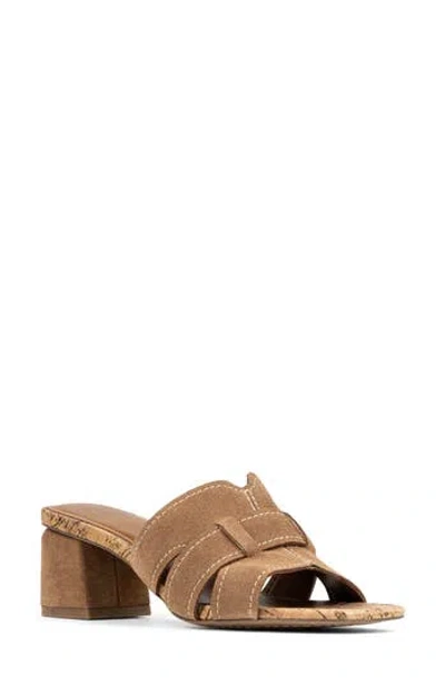 Donald Pliner Junior Fisherman Slide Sandal In Saddle