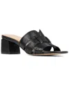Donald Pliner Junior Leather Sandal In Black