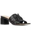 Donald Pliner Junior Leather Sandal In Black