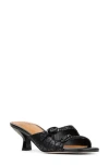 Donald Pliner Kait Leather Sandal In Black