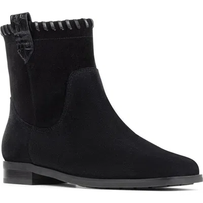 Donald Pliner Karter Whipstitch Western Bootie In Black