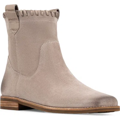 Donald Pliner Karter Whipstitch Western Bootie In Neutral