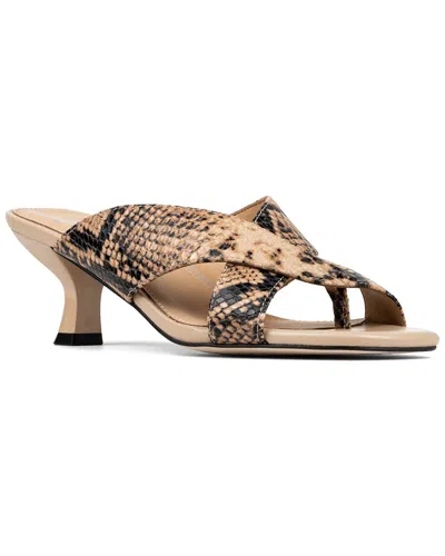 Donald Pliner Mule Kitten Heel Sandal In Animal Print