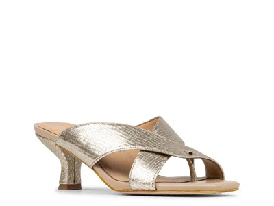 Donald Pliner Women Kaysha Platino Dress In Gold