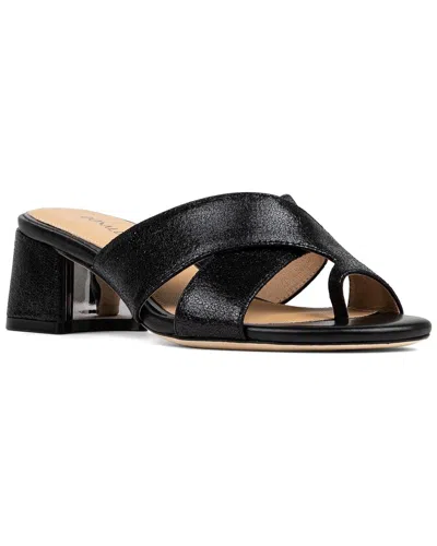 Donald Pliner Kenna Leather Mule In Black
