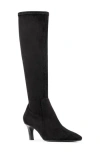 Donald Pliner Kitten Heel Knee High Boot In Black