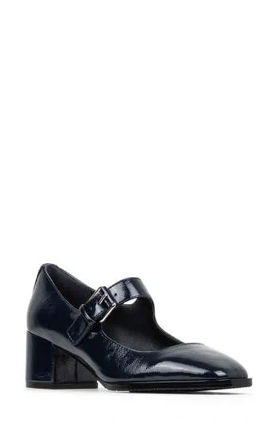 Donald Pliner Kiyomi Faux Leather Mary Jane Pump In Blue