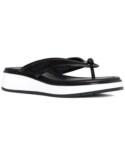 Donald Pliner Klarice Leather Sandal In Black