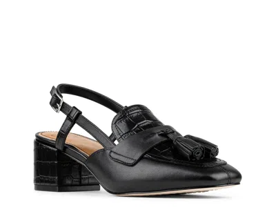 Donald Pliner Tassel Slingback Pump In Black