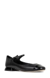 Donald Pliner Larro Cap Toe Mary Jane Flat In Black