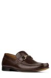 Donald Pliner Leather Bit Loafer In Brown