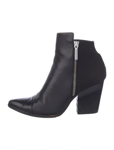 Pre-owned Donald Pliner Leather Boots In Black