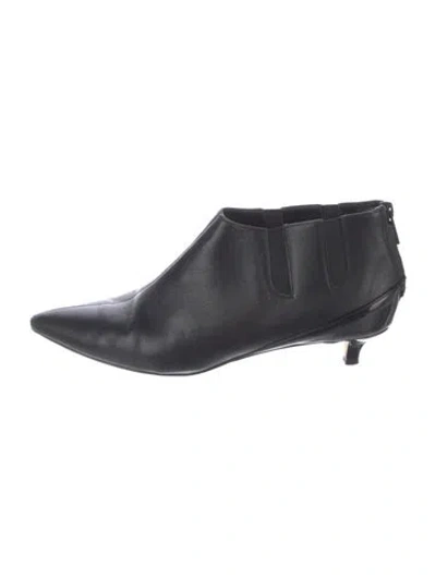 Pre-owned Donald Pliner Leather Boots In Black