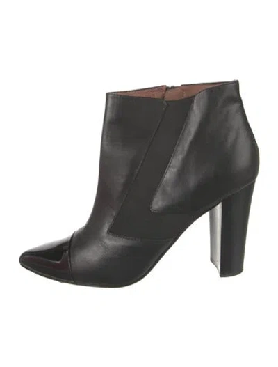 Pre-owned Donald Pliner Leather Boots In Black