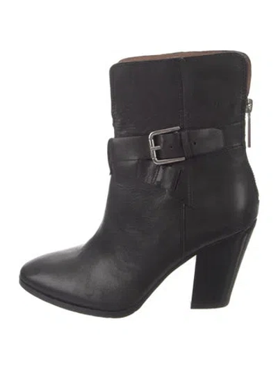 Pre-owned Donald Pliner Leather Boots In Black