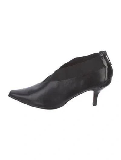 Pre-owned Donald Pliner Leather Boots In Black