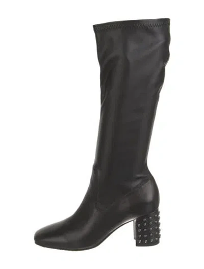 Pre-owned Donald Pliner Leather Boots In Black
