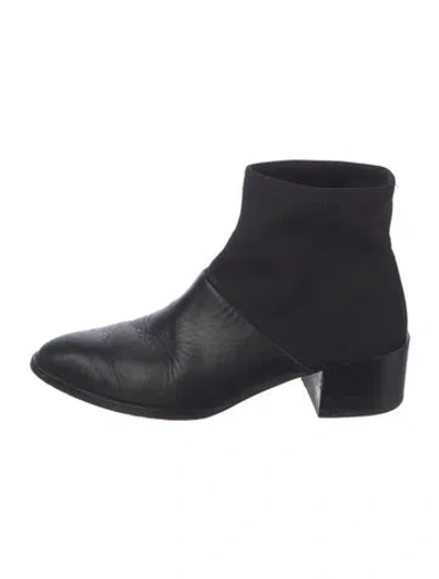 Pre-owned Donald Pliner Leather Boots In Black