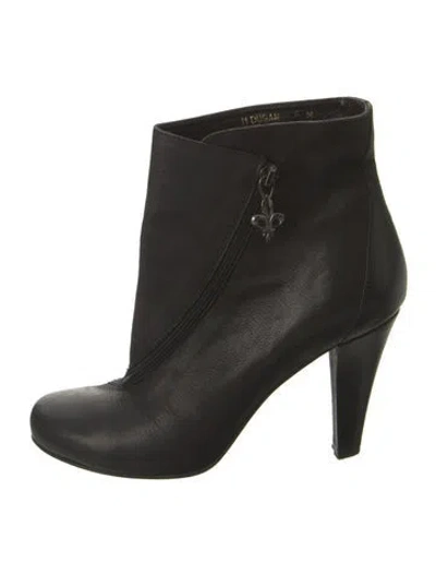 Pre-owned Donald Pliner Leather Boots In Black