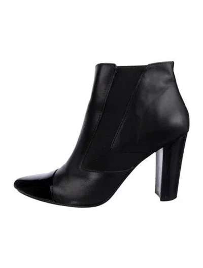 Pre-owned Donald Pliner Leather Boots In Black