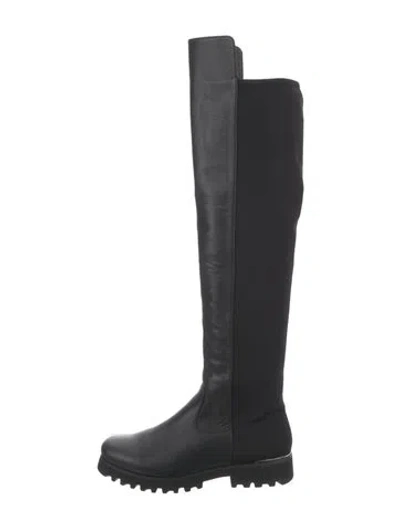 Pre-owned Donald Pliner Leather Boots In Black