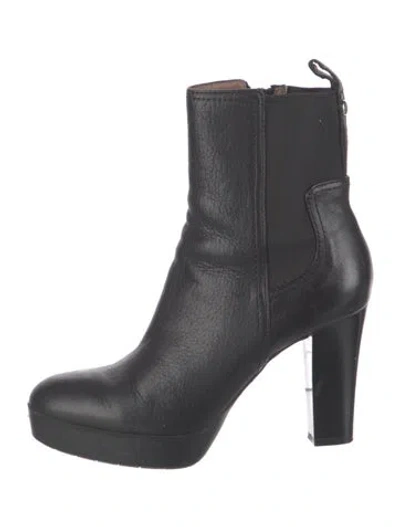 Pre-owned Donald Pliner Leather Boots In Black