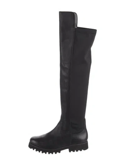 Pre-owned Donald Pliner Leather Boots In Black