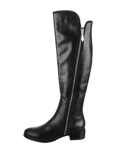 Pre-owned Donald Pliner Leather Boots In Black